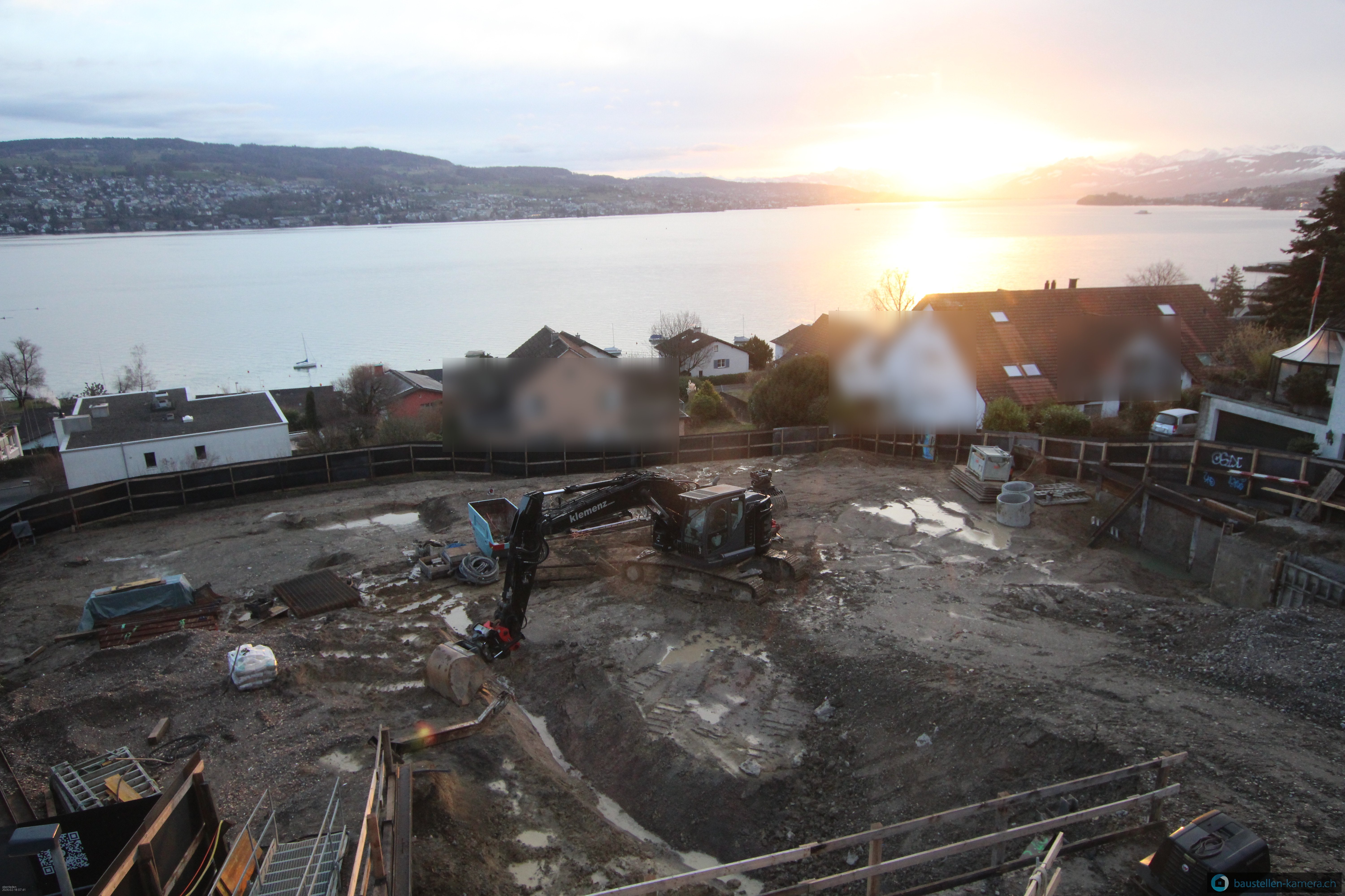 24MP Detailansicht der gleichen Baustelle für Dokumentation und Marketing